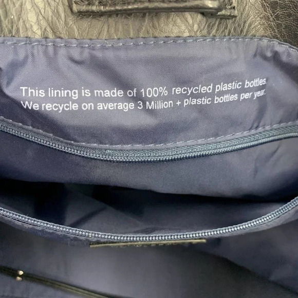 Matt‎ and Nat Women's Vegan Leather Medium Body Drop Handle Tote No Strap - Picture 6 of 11